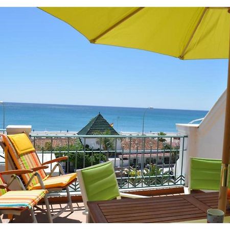 Sunny Apartment On Burriana Beach Nerja Bagian luar foto