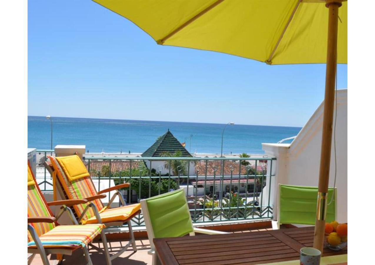 Sunny Apartment On Burriana Beach Nerja Bagian luar foto